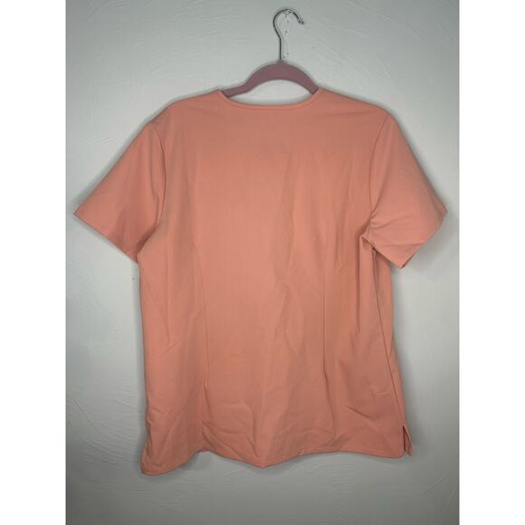 FIGS Catarina One-Pocket Scrub Top Size Large Pink Nurse Scrubs Blush NWT - Picture 3 of 6